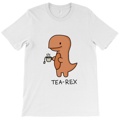 Tea Rex, Illustration  T Shirt T-shirt Designed By Dian Sari