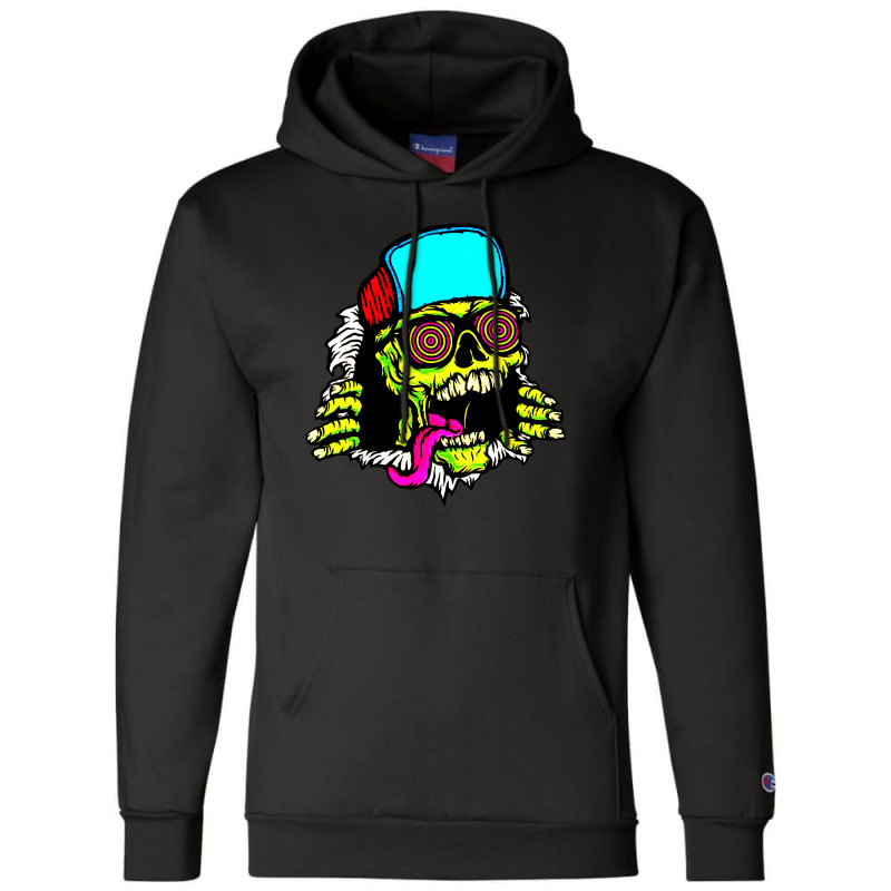 Skull Pop Art Champion Hoodie | Artistshot