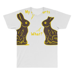 my butt hurts what funny easter bunny t shirt All Over Men's T-shirt | Artistshot