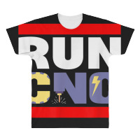 Funny Run Cnc Machinist Engineer Mechanic Operator All Over Men's T-shirt | Artistshot