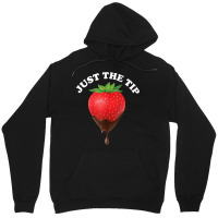 Just The Tip Strawberry And Chocolate Tank Top Unisex Hoodie | Artistshot