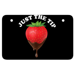 just the tip strawberry and chocolate tank top ATV License Plate | Artistshot