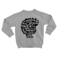 Black Woman Black Girl Magic Boss Black Lives Matter Toddler Sweatshirt | Artistshot