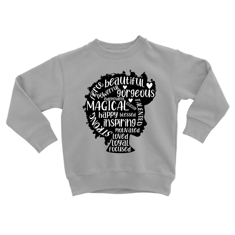 Black Woman Black Girl Magic Boss Black Lives Matter Toddler Sweatshirt by coşkun | Artistshot