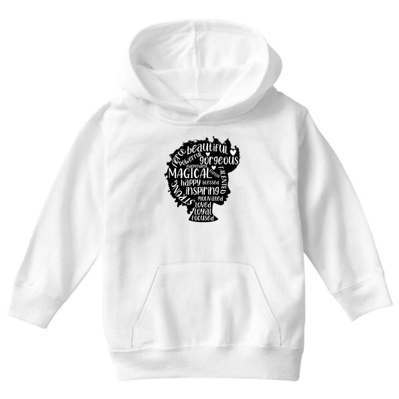 Black Woman Black Girl Magic Boss Black Lives Matter Youth Hoodie by coşkun | Artistshot