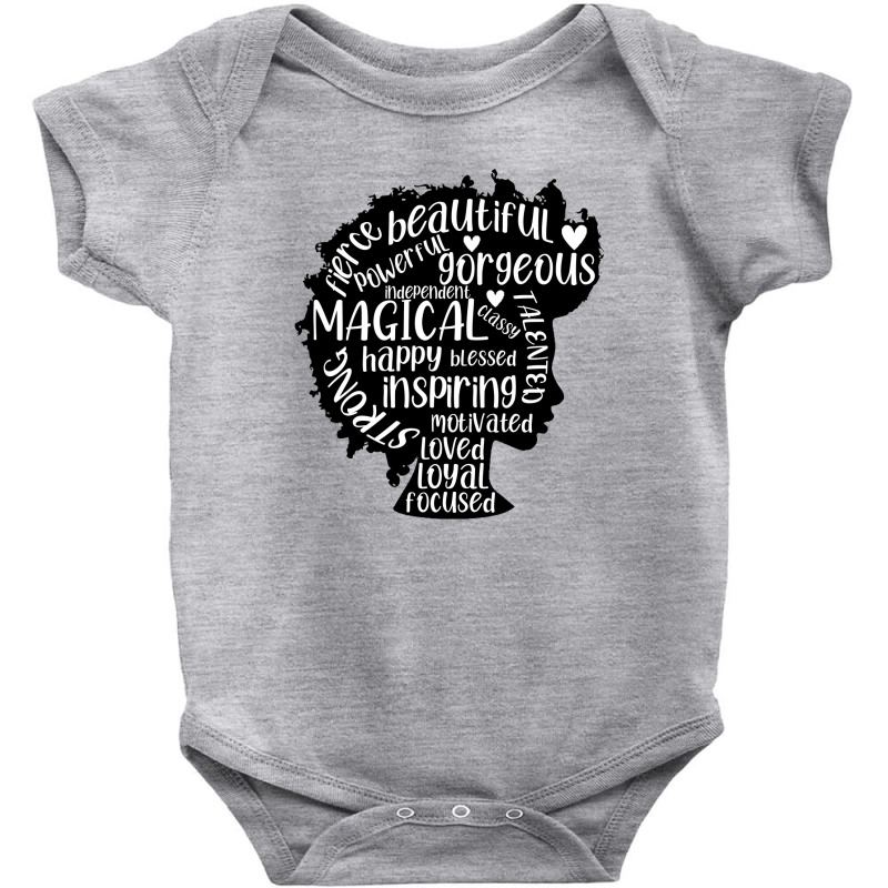 Black Woman Black Girl Magic Boss Black Lives Matter Baby Bodysuit by coşkun | Artistshot