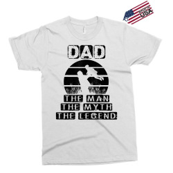 mens dad gift from daughter   dad the man the myth legend t shirt Exclusive T-shirt | Artistshot