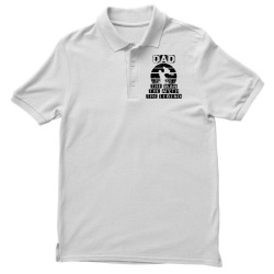 mens dad gift from daughter   dad the man the myth legend t shirt Men's Polo Shirt | Artistshot