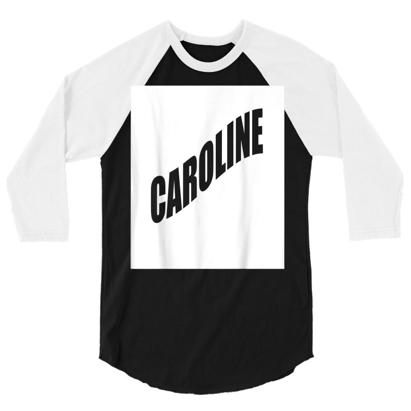Caroline Family Reunion Last Name Team Funny Custom T Shirt 3/4 Sleeve Shirt | Artistshot