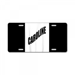 caroline family reunion last name team funny custom t shirt License Plate | Artistshot