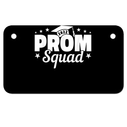 prom squad 2022 i graduate prom class of 2022 t shirt Motorcycle License Plate | Artistshot