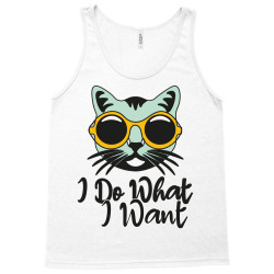 funny cat i do what i want with my cat long sleeve t shirt Tank Top | Artistshot