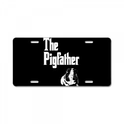 the pigfather  guinea pig t shirt License Plate | Artistshot