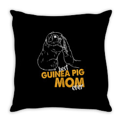 womens best guinea pig mom ever guinea pig mom tee guinea pig t shirt Throw Pillow | Artistshot