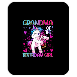 grandma of the birthday girl flossing unicorn grandmother t shirt Mousepad | Artistshot