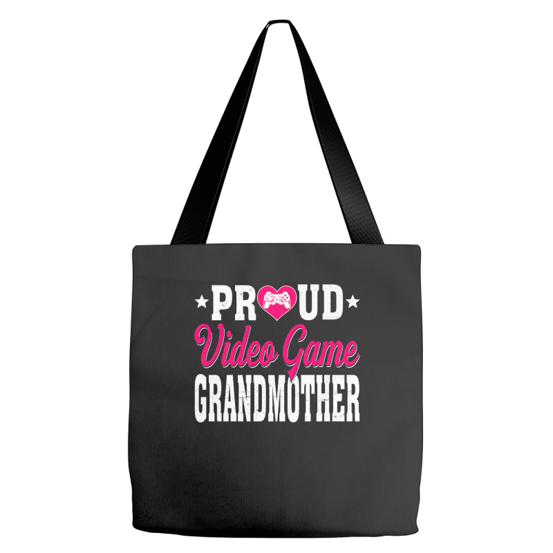 Funny Proud Video Game Grandmother Sport Lover Mothers Day Premium T S Tote Bags | Artistshot