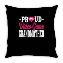 funny proud video game grandmother sport lover mothers day premium t s Throw Pillow | Artistshot