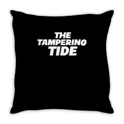 the tampering tide sports football fan t shirt Throw Pillow | Artistshot