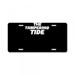 the tampering tide sports football fan t shirt License Plate | Artistshot