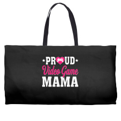 funny proud video game mama sport lover mothers day long sleeve t shir Weekender Totes | Artistshot