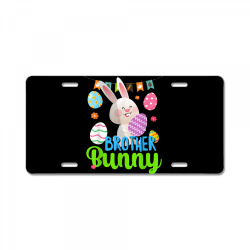brother sister easter 2022 outfits matching brother bunny t shirt License Plate | Artistshot