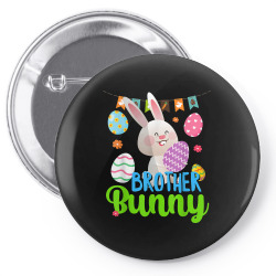 brother sister easter 2022 outfits matching brother bunny t shirt Pin-back button | Artistshot