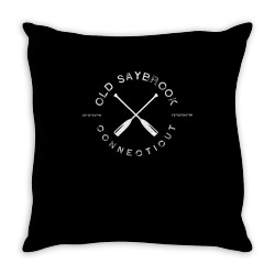 old saybrook connecticut graphic t shirt Throw Pillow | Artistshot