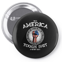 this is america hand fist flag patriotic freedom 4th july t shirt Pin-back button | Artistshot