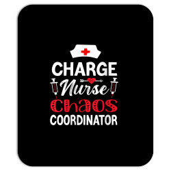 womens funny rn nurse quote charge nurse chaos coordinator premium v n Mousepad | Artistshot