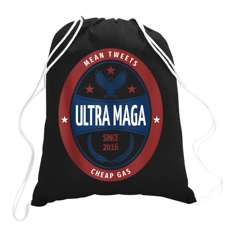 Ultra Maga Tank Top Drawstring Bags | Artistshot