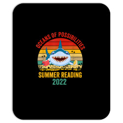 summer reading 2022 tshirt vintage retro teacher shark book t shirt Mousepad | Artistshot