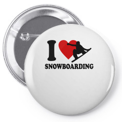 i love snowboarding premium t shirt Pin-back button | Artistshot
