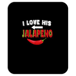 cinco de mayo matching couple love his jalapeno women girl t shirt Mousepad | Artistshot