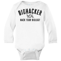 Biohacker Biohacking Your Biology Dna T Shirt Long Sleeve Baby Bodysuit | Artistshot