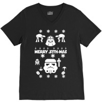 Star Wars Christmas 4 V-neck Tee | Artistshot