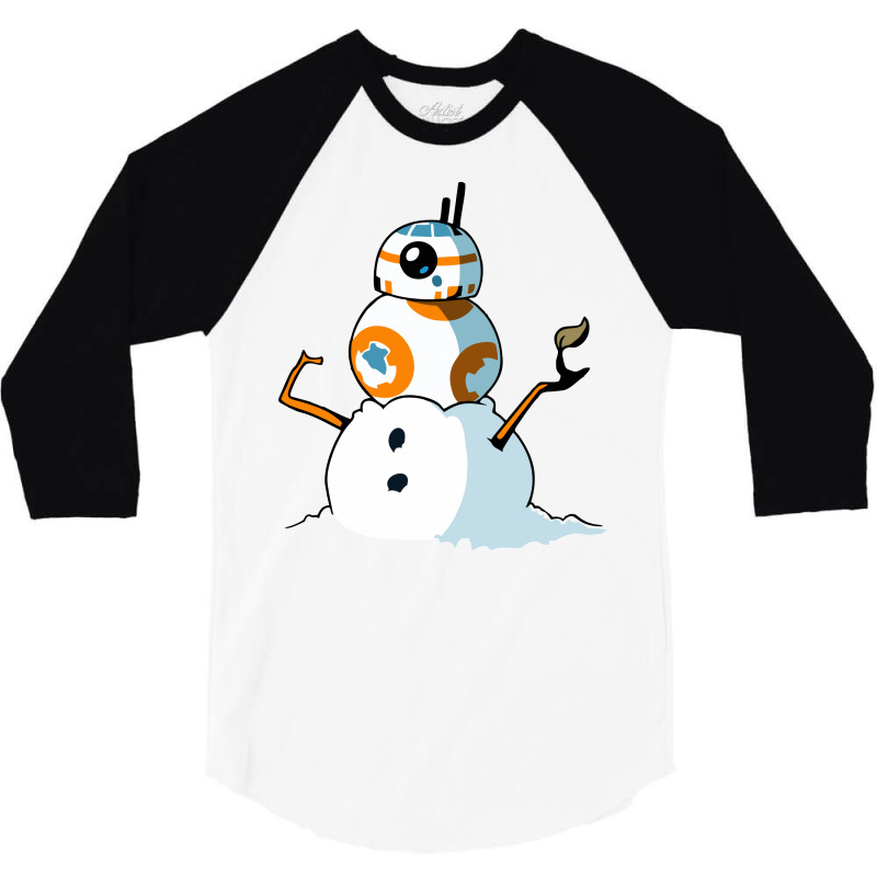 Bb 8 Snowman 3/4 Sleeve Shirt | Artistshot
