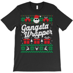 gansta wrapper ugly christmas sweater T-Shirt | Artistshot