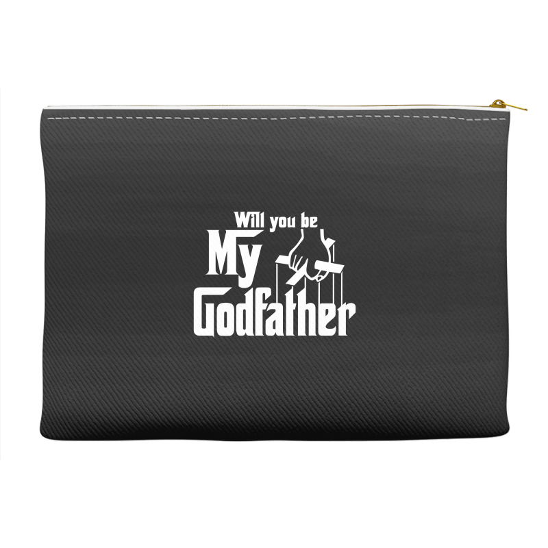 Will You Be My Godfather Accessory Pouches | Artistshot