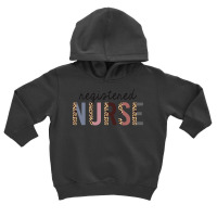 Rn Nurse Leopard Print Registered Nurse Nursing School Women Pullover Toddler Hoodie | Artistshot