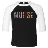 Rn Nurse Leopard Print Registered Nurse Nursing School Women Pullover Toddler 3/4 Sleeve Tee | Artistshot