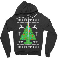 Chemist Element Oh Chemistree Christmas Sweater Zipper Hoodie | Artistshot