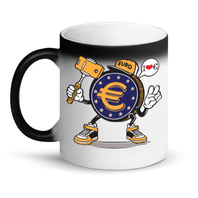 Euro Coin Money Selfie Magic Mug Designed By Tamiart