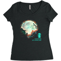 Thermal Moon Glow Women's Triblend Scoop T-shirt | Artistshot