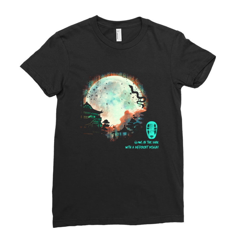 Thermal Moon Glow Ladies Fitted T-Shirt by Brento | Artistshot