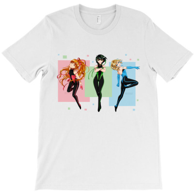 Anime Blossom, Bubbles, Buttercup T-shirt Designed By Mijil