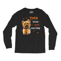 Yorkshire Terrier Kisses Fix Everything T Shirt Long Sleeve Shirts | Artistshot