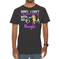 Beagle Dog I Have Already Made Plans With My Puppy Pet Beagles Vintage T-shirt | Artistshot