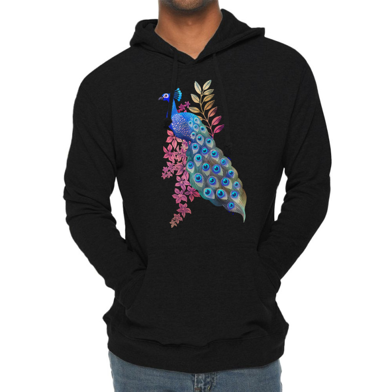 Peacock T  Shirt Peacock Paradise T  Shirt Lightweight Hoodie by qdietrich111 | Artistshot