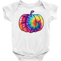 Tie Dye Pumpkin Baby Bodysuit | Artistshot