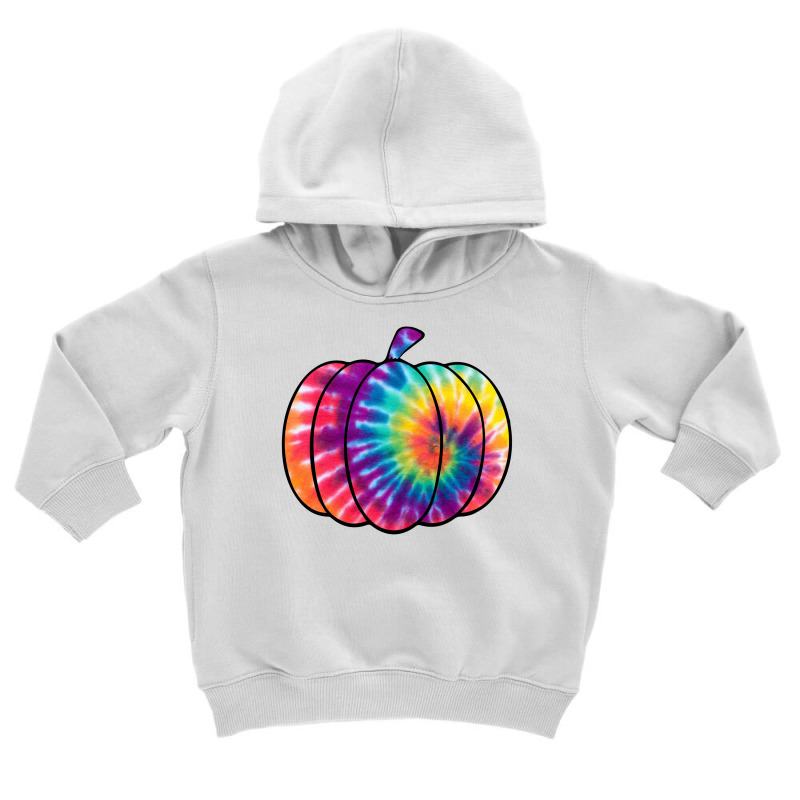 Tie Dye Pumpkin Toddler Hoodie by autlu2024 | Artistshot